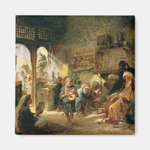 カイロの1870年代の喫茶店 マグネット