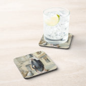 カイロのHammamから戻っている若いアラビアの女の子 コースター (右側)