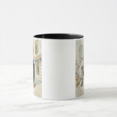 カイロのHammamから戻っている若いアラビアの女の子 マグカップ (中央)