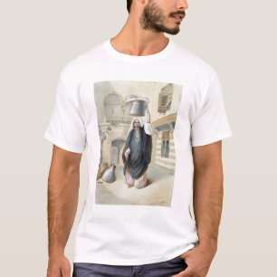 カイロのHammamから戻っている若いアラビアの女の子 Tシャツ