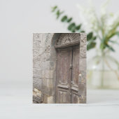 カイロエジプトの建築のドアの郵便はがき ポストカード (スタンド正面)