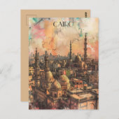 カイロエジプト旅行 ポストカード (正面/裏面)