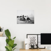 カイロエジプト、ラクダ・ジョッキーGiza Pyramids (NR) 2 ポスター (ホームオフィス)