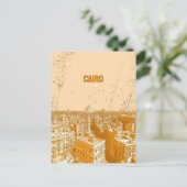 カイロスカイラインとピラミッド ポストカード (スタンド正面)