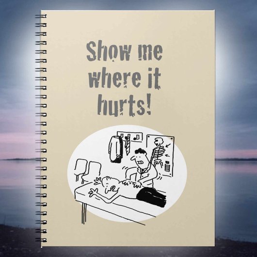 カイロプラクターが患者の漫画を扱っていおもしろいる ノートブック