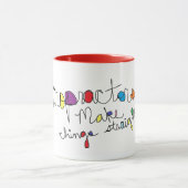 カイロプラクターのおもしろいのユーモアのマグ マグカップ (中央)