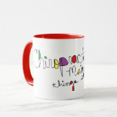 カイロプラクターのおもしろいのユーモアのマグ マグカップ (正面左)