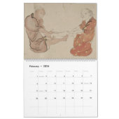 カイロプラクターのカイロプラクティックのセラピストの水彩画 カレンダー (2月 2026)