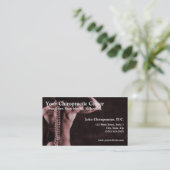 カイロプラクターのカイロプラクティックの名刺 名刺 (スタンド正面)