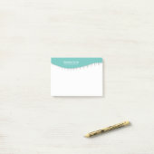 カイロプラクターのカイロプラクティックの脊柱の健康のティール(緑がかった色) ポストイット (デスク上)