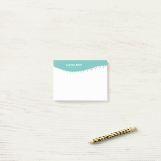 カイロプラクターのカイロプラクティックの脊柱の健康のティール（緑がかった色） ポストイット (デスク上)