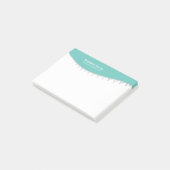 カイロプラクターのカイロプラクティックの脊柱の健康のティール(緑がかった色) ポストイット (アングル)