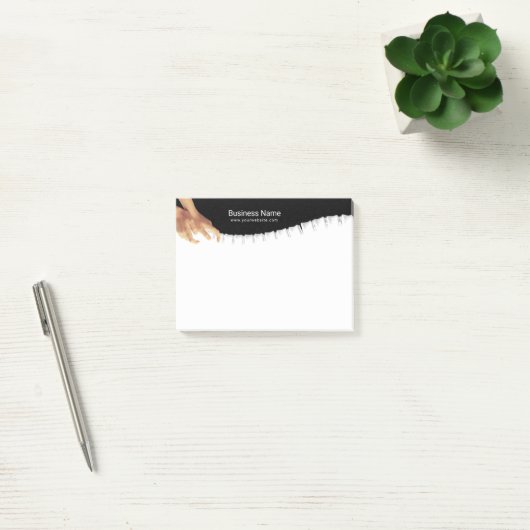 カイロプラクターのカイロプラクティックの脊柱及び治療手 ポストイット (オフィス)