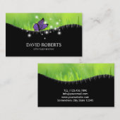 カイロプラクターのカイロプラクティックの自然の脊柱の健康 名刺 (正面/裏面)