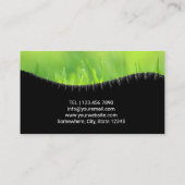 カイロプラクターのカイロプラクティックの自然の脊柱の健康 名刺 (裏面)