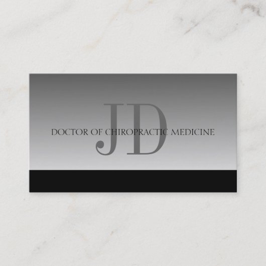 カイロプラクターのカイロプラクティックの薬のオフィスは衰退します 名刺 (正面)