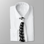 カイロプラクターのカイロプラクティックの黒の脊柱のセラピスト ネクタイ (タイ)