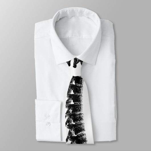 カイロプラクターのカイロプラクティックの黒の脊柱のセラピスト ネクタイ (タイ)