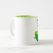 カイロプラクターのマグ ツートーンマグカップ (正面左)