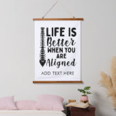 カイロプラクターの同僚の生活が連携した場合に向上 吊り下げ型タペストリー (寝室)