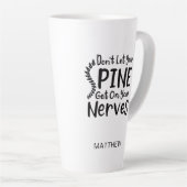 カイロプラクターの同僚は神経に脊柱を通さない カフェラテマグ (右アングル)