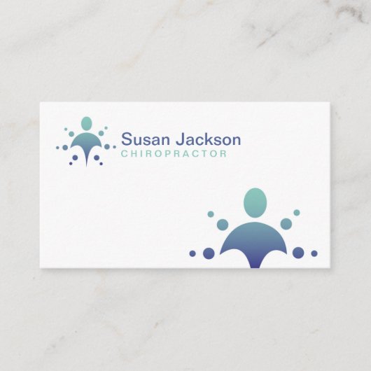 カイロプラクターの名刺 名刺 (正面)