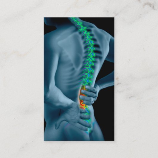 カイロプラクターの名刺 名刺 (正面)