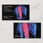 カイロプラクターの名刺 名刺 (正面/裏面)