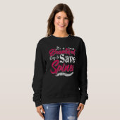 カイロプラクターの背骨Chは美救しい日だ スウェットシャツ (正面フル)