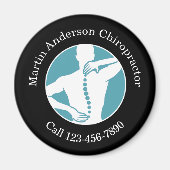 カイロプラクターの販売促進バルク・ビジネス・マグネット マグネット (正面)