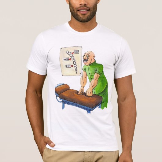 カイロプラクターのTシャツ Tシャツ (正面)