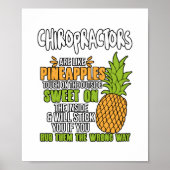カイロプラクターはパイナップルに似ている。 ポスター (正面)