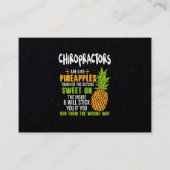 カイロプラクターはパイナップルのようです 名刺 (正面)
