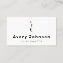 カイロプラクターエレガントミニマルクラシック白背