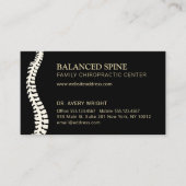 カイロプラクターカイロプラクティックアポイントメントアラーム 名刺 (正面)