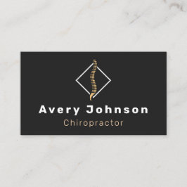 カイロプラクターカイロプラクティックエレガントセラピスト背 名刺