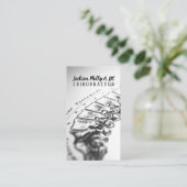 カイロプラクターカイロプラクティッククリニックセラピーマッサージ 名刺 (スタンド正面)