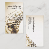 カイロプラクターカイロプラクティッククリニックセラピーマッサージ 名刺 (正面/裏面)