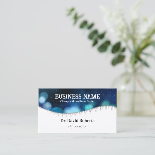 カイロプラクターカイロプラクティックスパインウェルネススパチロ 名刺 (スタンド正面)