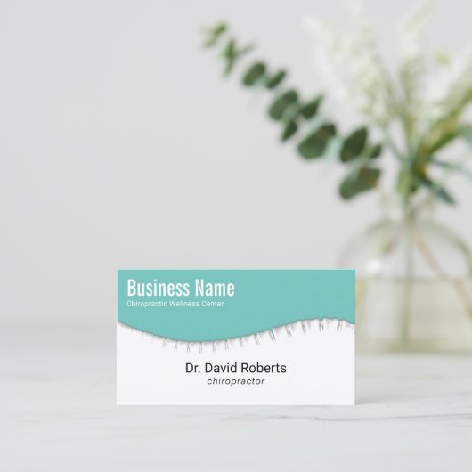 カイロプラクターカイロプラクティックスパインウェルネスチロ 名刺 (スタンド正面)