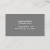 カイロプラクターカイロプラクティックスパインウェルネスチロ#2 名刺 (裏面)