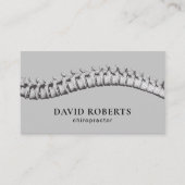 カイロプラクターカイロプラクティックスパインセラピストプレーン 名刺 (正面)