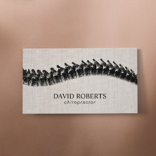 カイロプラクターカイロプラクティックスパインセラピストリネン 名刺