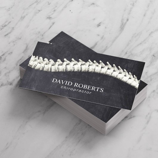 カイロプラクターカイロプラクティックスパインセラピーシャルボード 名刺