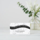 カイロプラクターカイロプラクティックスパインセラピー大理石 名刺 (スタンド正面)