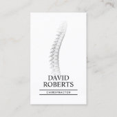 カイロプラクターカイロプラクティックスパイン調整セラピスト 名刺 (正面)