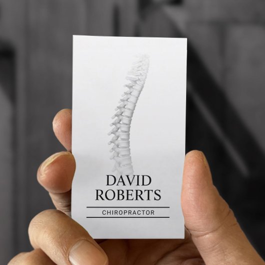 カイロプラクターカイロプラクティックスパイン調整セラピスト 名刺