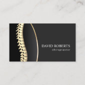 カイロプラクターカイロプラクティックスパイン調整セラピスト 名刺 (正面)