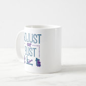 カイロプラクターカイロプラクティックチロアジャストまたはバスト コーヒーマグカップ (正面左)