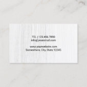 カイロプラクターカイロプラクティックヘルシー背骨セラピスト 名刺 (裏面)